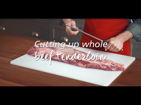 How to cut up whole beef tenderloin
