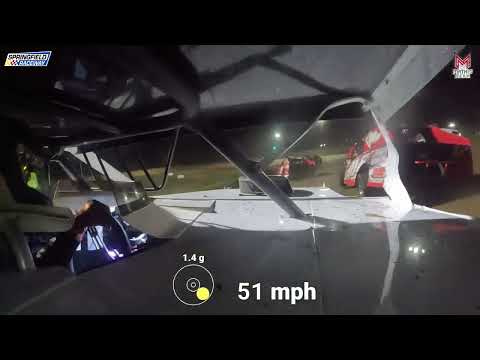 #1R Rylan Gibbs - B-Mod - 6-1-2024 Springfield Raceway - In Car Camera - dirt track racing video image