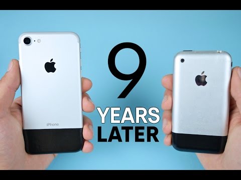 iPhone 7 vs Original iPhone 2G! 9 Year Comparison - UCj34AOIMl_k1fF7hcBkD_dw