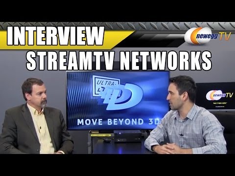 Ultra-D Glasses Free 3D TV Interview with StreamTV Networks - UCJ1rSlahM7TYWGxEscL0g7Q