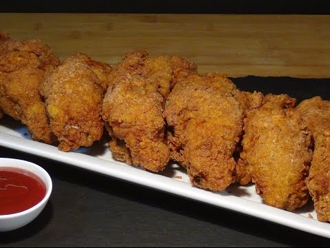 Receta Pollo frito crujiente al estilo americano - Pollo rebozado. Loli Dominguez - UC5ONfXPjWgqElh0NZaRJ1tg