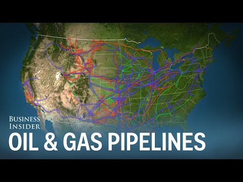 Animated map of the major oil and gas pipelines in the US - UCcyq283he07B7_KUX07mmtA