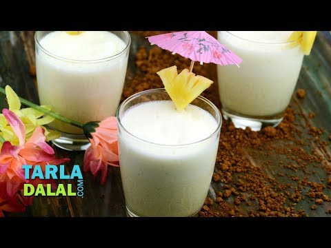 Virgin Pina Colada, Mocktail, Non Alcoholic Recipe by Tarla Dalal - UCYRRwNWXxCKFaVjFuXo1I8Q