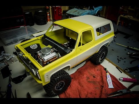 RC4wd Chevy Blazer Trailfinder 2 Build Part 6 Detailed Install of the V8 Engine - UCdJzObuHxyMePaj2_Zcwy4g