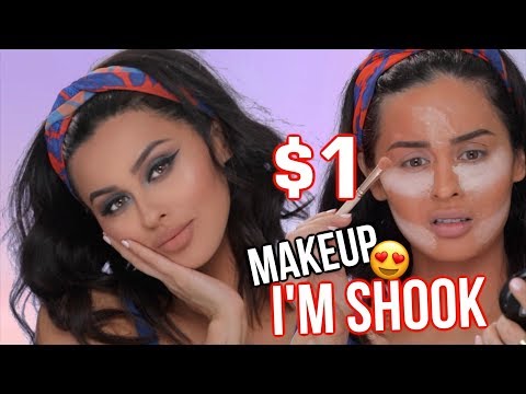 FULL FACE $1 MAKEUP TESTED | IS IT GOOD?! - UCXTAdFsBmxNK3_c8MUvSviQ