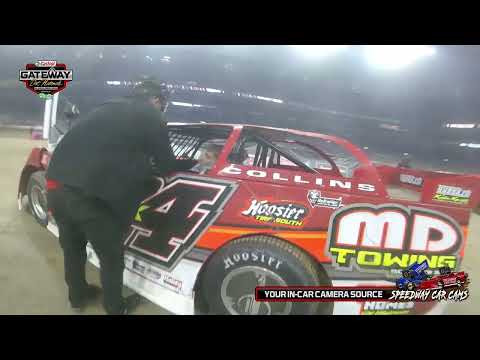 #24X Chase Collins at the Gateway Dirt Nationals 2024 Super Late Model - dirt track racing video image