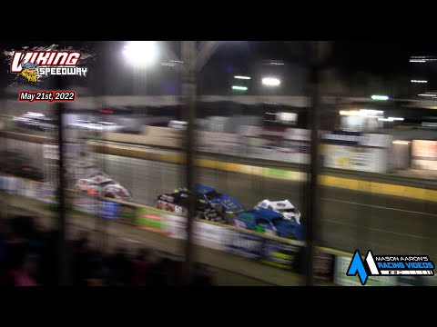 Viking Speedway WISSOTA Modified A-Main (5/21/22) - dirt track racing video image