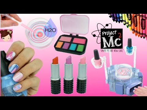 Project Mc2 Beauty Experiments H2O Nail Kit DIY Crayon lipsticks Lip Balms - UCXodGGoCUuMgLFoTf42OgIw