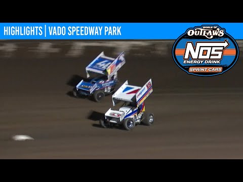 World of Outlaws NOS Energy Drink Sprint Cars | Vado Speedway Park | September 5, 2025 | HIGHLIGHTS - dirt track racing video image