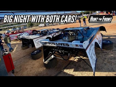 Joseph Takes Charge and Jesse Takes a Ride! Two Cars at Southern Raceway! - dirt track racing video image