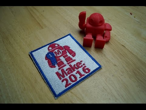 Designing and Embroidering a Patch for our Digifab Ornament Contest! - UChtY6O8Ahw2cz05PS2GhUbg