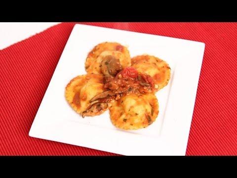 Homemade Lobster Ravioli Recipe - Laura Vitale - Laura in the Kitchen Episode 721 - UCNbngWUqL2eqRw12yAwcICg