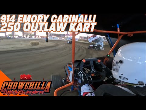 914 Emory Cardinalli 250 Outlaw Kart | Chowchilla Barn Burner | December 15th, 2024 - dirt track racing video image