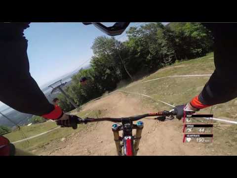 How fast can you go downhill? | Claudio Caluori POV at UCI MTB World Cup Mont Sainte Anne - UCblfuW_4rakIf2h6aqANefA