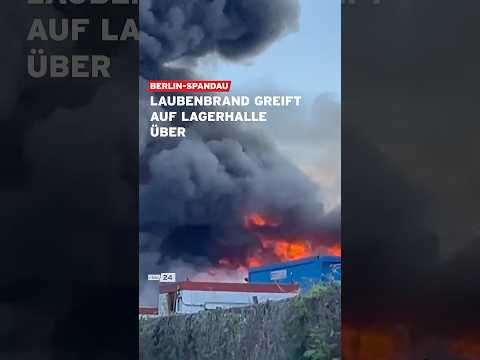 Großbrand in Berlin-Spandau #shorts #berlin