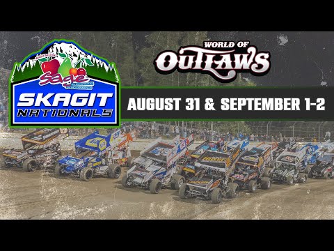 9/1/23 Skagit Speedway World of Outlaws Night #2 Skagit Nationals (Heats/Dash/LCS/Main/Qualifying) - dirt track racing video image