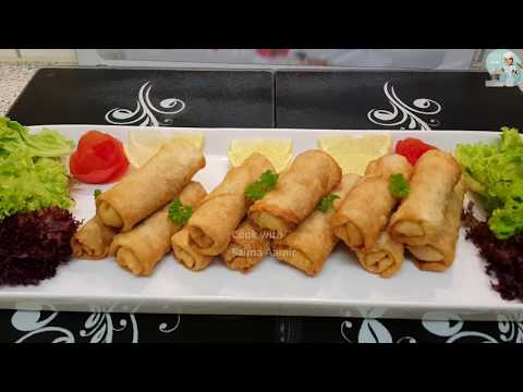 Chicken and vegetable rolls چکن اور سبزیوں کے رولز / Cook With Saima - UCZ1YYnReRqDv-pYzYGVqh6g