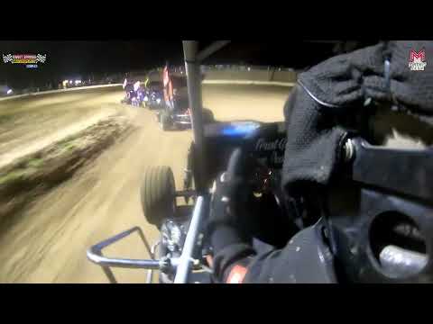 #80 Tucker Ulshafer - JR Sprint - 6-17-2023 Sweet Springs Motorsports Complex-In Car Camera - dirt track racing video image