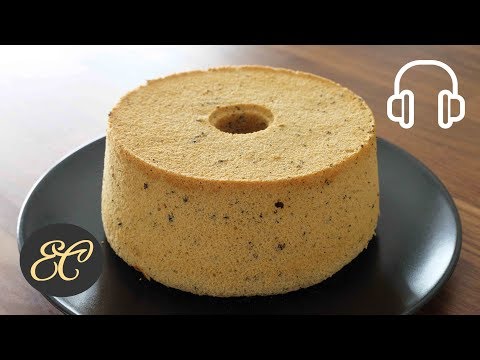 Earl Grey Chiffon Cake Recipe Gluten Free | ASMR Cooking sounds - UCdSu3tgroULNBpkyWkEzCYw