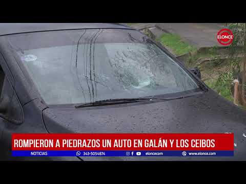 Destrozaron el auto a mecánico que habría “piropeado” a una mujer en Paraná