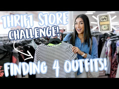 Thrift Store Shopping Challenge! Finding 4 Outfits at Goodwill! | Jeanine Amapola - UCrcYxVSkBgg9szDSwwZaNwg