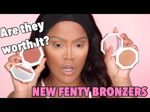 NEW FENTY BEAUTY BRONZER REVIEW | MAKEUPSHAYLA - UCkdoEulAR52vggIUQYemeow