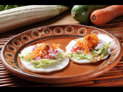 Sopes de jícama vegetarianos - UCvg_5WAbGznrT5qMZjaXFGA