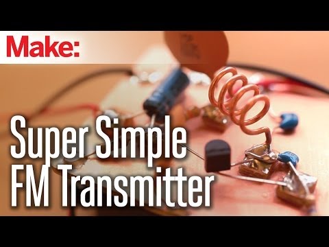 Weekend Projects - Super Simple FM Transmitter - UChtY6O8Ahw2cz05PS2GhUbg