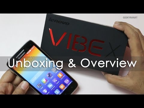 Lenovo VIBE X Android Phone Unboxing & Hands on Overview - UCO2WJZKQoDW4Te6NHx4KfTg