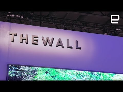 The Wall: Samsung's MicroLED TV at CES 2018 - UC-6OW5aJYBFM33zXQlBKPNA