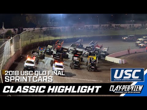 Sprintcars | USC QLD Grand Final - Toowoomba - 21st Apr 2018 | Clay-Per-View - dirt track racing video image