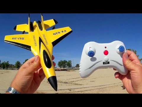 Flybear FX 820 SU 35 2 Channel RC Airplane Flight Test Review - UC90A4JdsSoFm1Okfu0DHTuQ