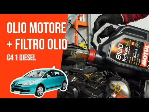 Hoe vervang je de motorolie en het filter in een Citroën C4?