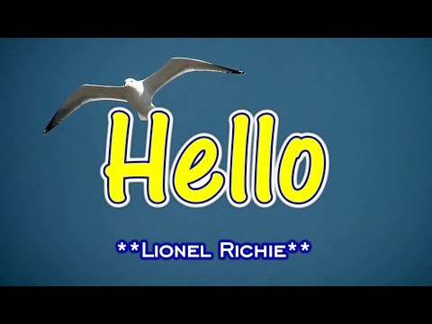 Hello - Lionel Richie (KARAOKE VERSION) - UCj8MrQPTFj08bCg_G0WLFVg