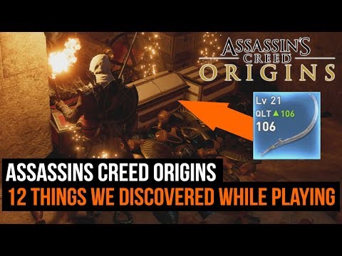 Assassins Creed Origins -12 Things We Discovered While Playing - UCk2ipH2l8RvLG0dr-rsBiZw