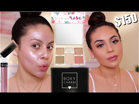 MARCH BOXYCHARM 2019 / TRY ON STYLE: SPRING MAKEUP TUTORIAL! | JuicyJas - UCqTR5f7YkGro3cPv23SqcqQ