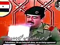 Saddam Hussein reply to israel  Saddam Hussein make history  with urduenglish translation