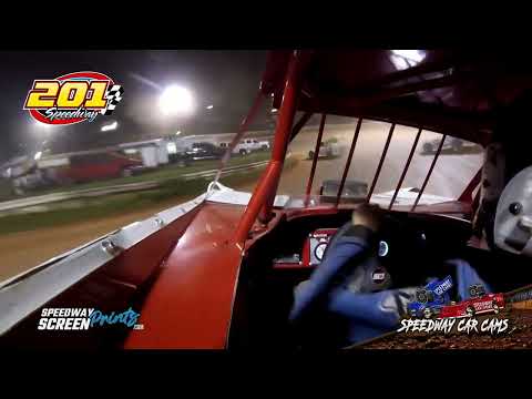 #3N Nathan Martin - Crate Late Model - 201 Speedway 8-2-25 - In-Car-Camera - dirt track racing video image