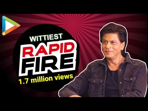 WATCH #Bollywood | RAPID Fire with Shahrukh Khan: 'Salman-Aamir, Yaaron ke Yaar' | Zero Movie #India #Special