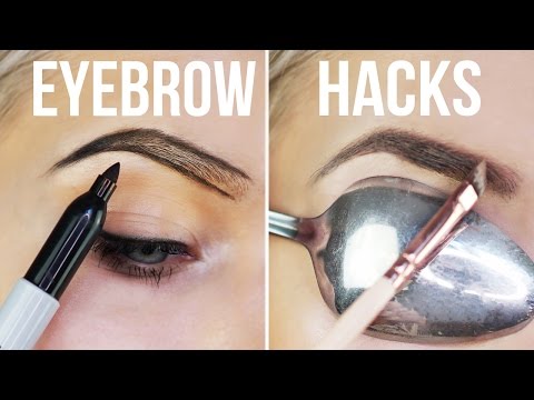 10 WEIRD Eyebrow Hacks EVERYONE Needs To Know! - UCBKFH7bU2ebvO68FtuGjyyw