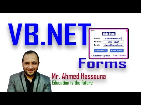 Learn Visual Basic in Arabic #132 - 132 VB NET حاوية مقسومة على شاشتين split container tool تعليم في