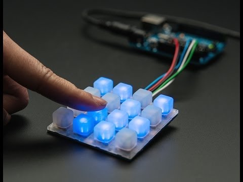 Adafruit Trellis - Open source backlight keypad driver system - UCpOlOeQjj7EsVnDh3zuCgsA