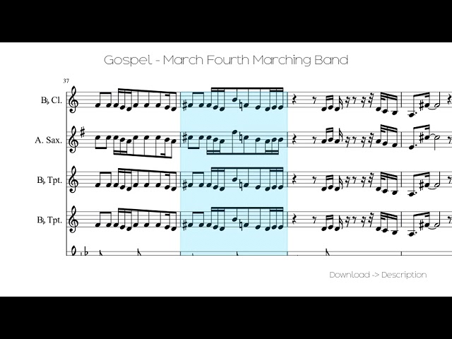 MarchFourth Marching Band Releases New Gospel Sheet Music