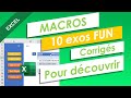 Macros VBA 10 Exercices fun (correction)