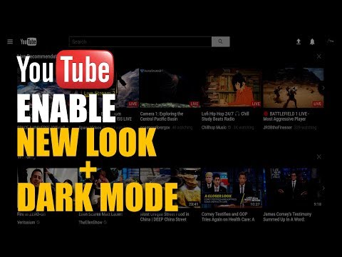 How To Enable New Look and Dark Mode on YouTube - UCaSM4GqhbaVmRT7fmmFmR1w