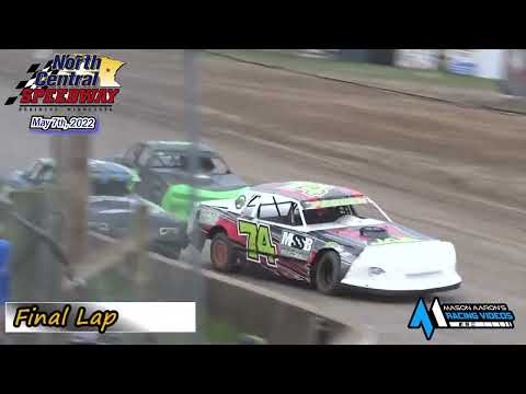 North Central Speedway IMCA Stock Car Races (5/7/22) - dirt track racing video image