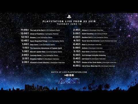 PlayStation Live From E3 Day 1 - UCg_JwOXFtu3iEtbr4ttXm9g