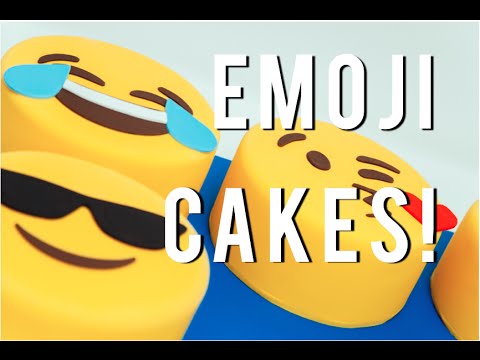 How To Make your favorite EMOJIS out of CAKE!!! Chocolate cakes, buttercream and fondant! - UCvM1hVcRJmVWDtATYarC0KA