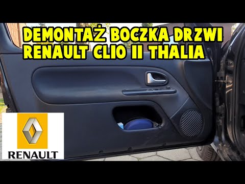 Como remover o painel da porta do Renault Clio?
