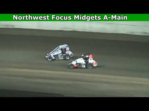 Grays Harbor Raceway, August 19, 2023, Northwest Focus Midgets A-Main - dirt track racing video image